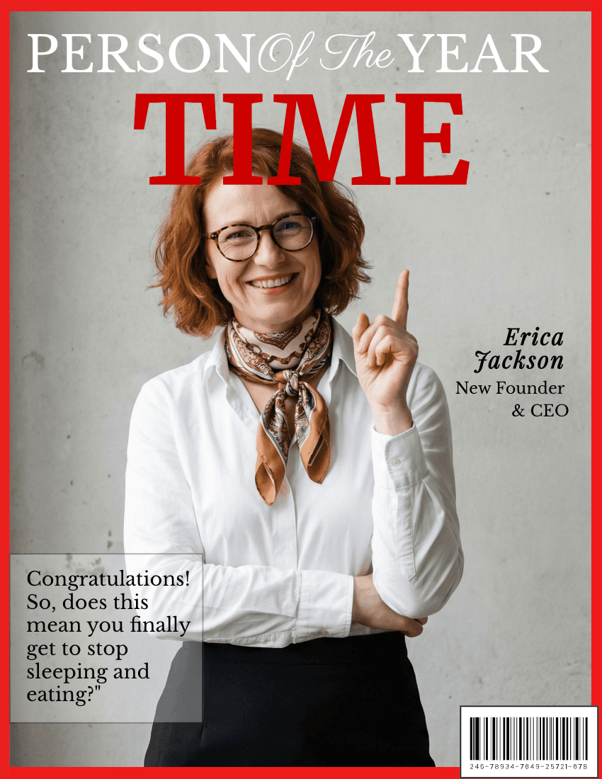 Retirement magazine cover example 3