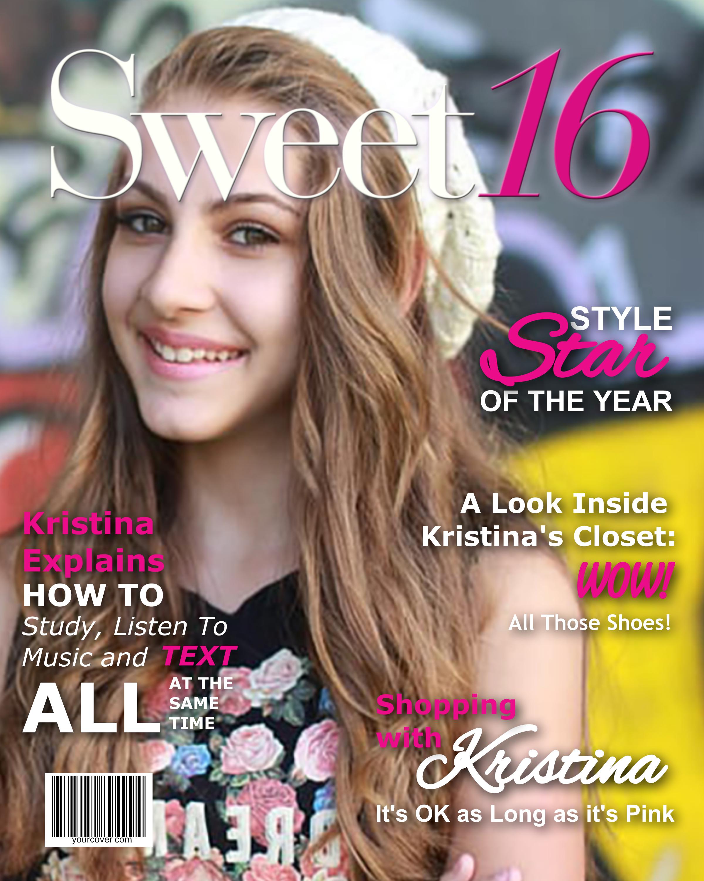 Teen Magazine Cover Template