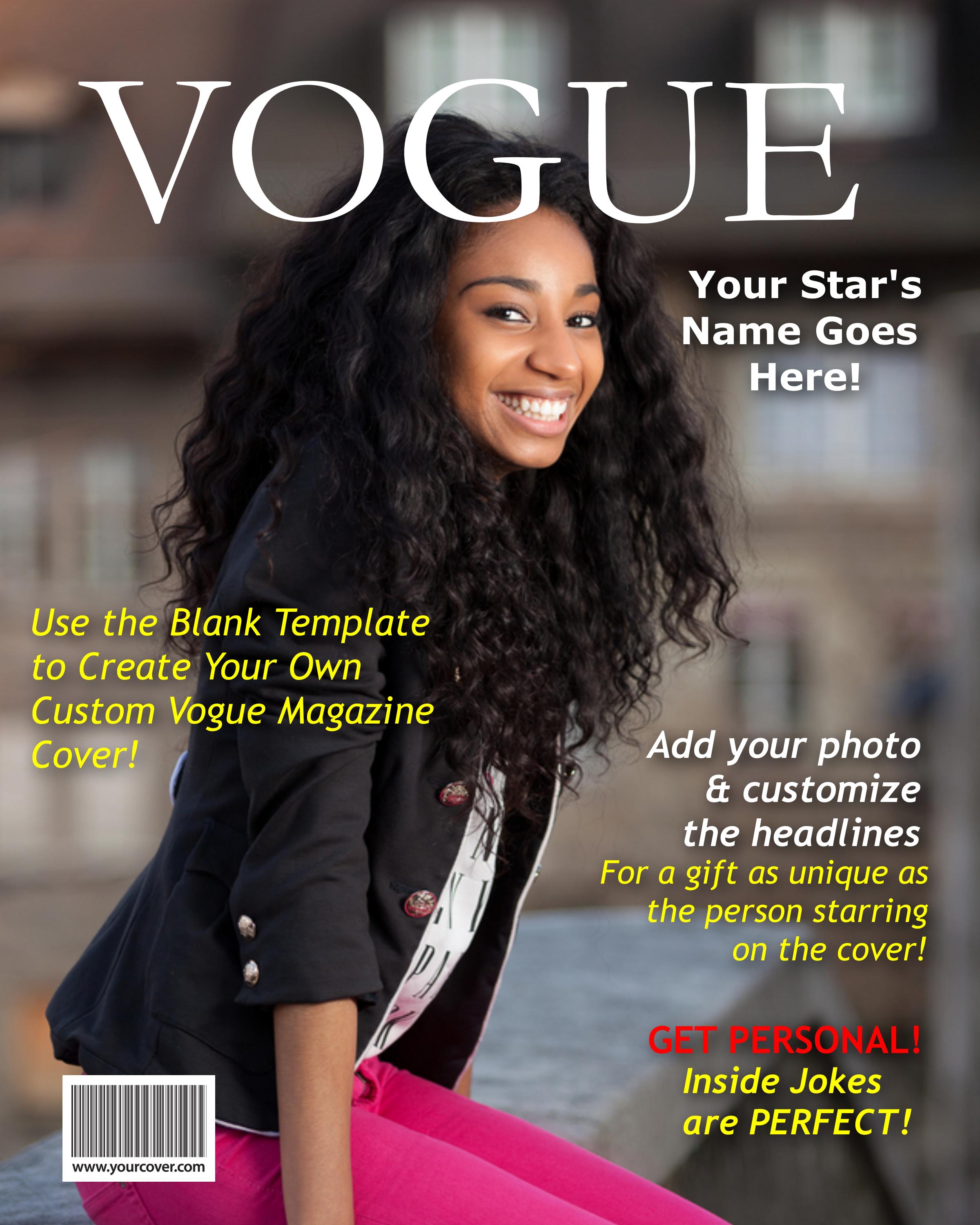 How to Create Your Own Vogue Magazine Cover
